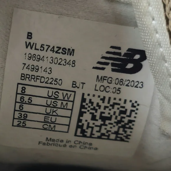 New Balance Womens 574 Stacked Platform Driftwood WL574ZSM - Picture 15 of 15